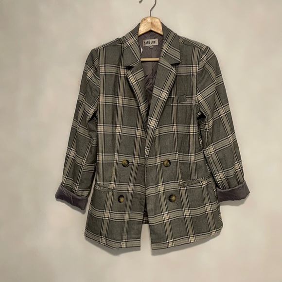 Oversized double breasted blazer - Picture 2 of 4